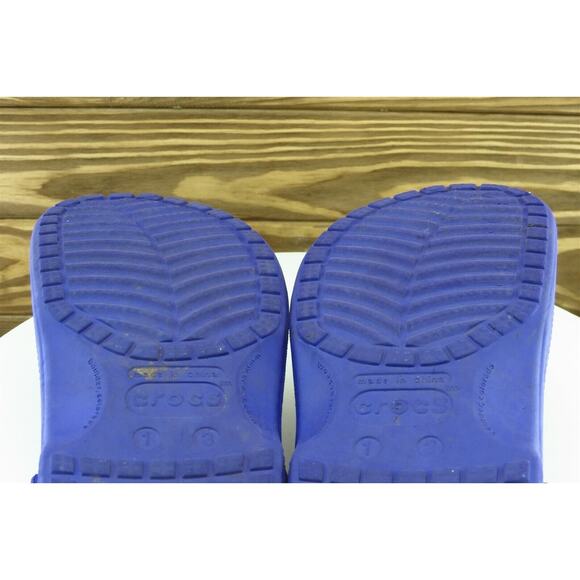 Crocs‎ Youth Girls Shoes Size 3 M Purple Clog Synthetic - Picture 7 of 7